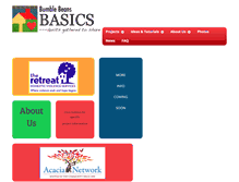 Tablet Screenshot of bumblebeansbasics.com